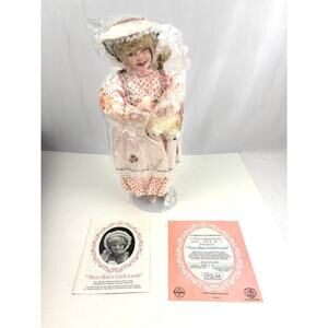 VTG Ashton Drake From Mother Goose Mary Had A Little Lamb Porcelain Doll Limited
